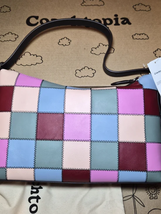 Coachtopia Alter/ego NWT Multi 4 Patchwork Slouchy Shoulder Bag - Picture 3 of 5
